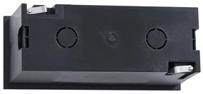 Modern Süllyesztett Fali Lámpa Fekete 16cm LED-del IP65 - Mert