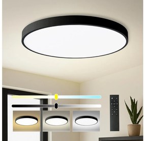 Brilagi- Dimmelhető POOL SMART LED lámpatest/128W/230V átmérő 100 cm Wi-Fi Tuya fekete + távirányító