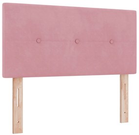 Fejtámla Gombos Rózsaszín 100 cm Bársony