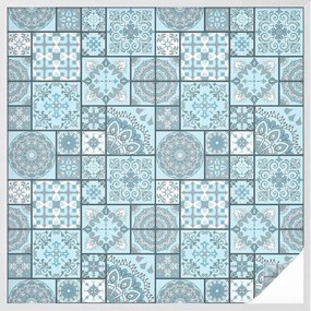 AblakfĂłlia ĂntapadĂłs AdatvĂ©delem KĂ©k csempe 100x100