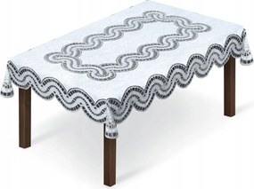 Mg 255130 Abrosz jacquard 150x300 téglalap Szürke pol