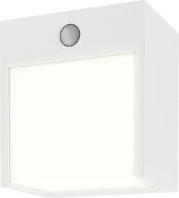 Rabalux balimo kültéri fali lámpa 12w 560lm ip44 mozgásérzékelő matt fehér