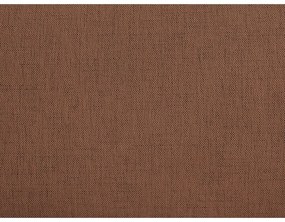 Narancssárga kárpitozott ágyneműtartós-ágytámla nélkül franciaágy ágyráccsal 160x200 cm Inera – Bobochic Paris