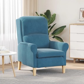 Kék Karosszék Kék Szövet, Fa Szabványos Ergonomikus