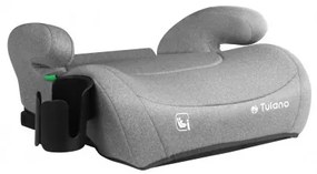Gyerekülés állítható fejtámla, pohártartó ISOFIX 100-150cm I-size szürke