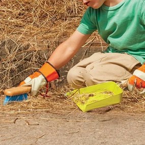 Kerti gyerek lapát és seprű készlet 20 cm