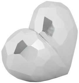 Szívváza ezüst 19x9x18cm