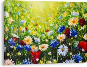 Vadvirágok képe (70x50 cm)