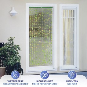 Sárga-zöld függöny ajtóra 90x190 cm Sunflowers – Maximex