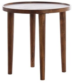 Akácfa kerek tárolóasztal ø 45 cm Qiano – Light &amp; Living