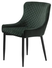 Stílusos szék Hallie zöld bársony