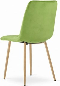 Világoszöld bársonyszék LAVA