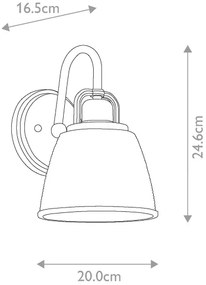 Quoizel QZ-DUBLIN1-PC - LED Fürdőszobai lámpa DUBLIN 1xG9/3W/230V IP44 króm