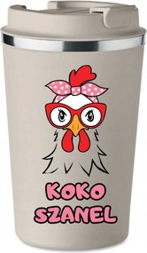 Prémium Termo Bögre bézs Anyák napi ajándék Koko Sanel KT_5