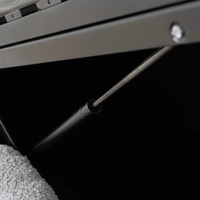 Szürke Bouclé Franciaágy Ágyneműtartóval. 160x200 ANKARA