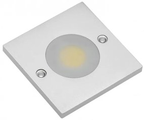 LED Lámpatest, JOVITA, meleg fehér, 60*60mm, felületre szerelhető, 12V, 200lm, 3W, kábellel, csatlakozóval