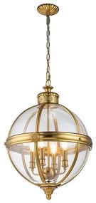 Feiss FE-ADAMS-4P-BB - Csillár láncon ADAMS 4xE14/60W/230V arany