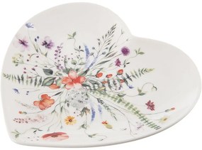 Orion Mák szív porcelán desszert tányér szett 17,5 x 17 cm, 6 db
