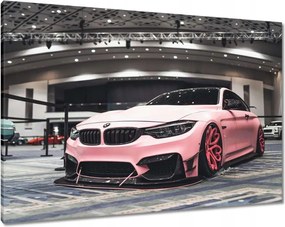Vászonkép 100x70 Rózsaszín Bmw Autó