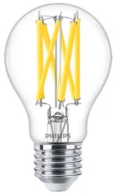 LED lámpa , égő , izzószálas hatás , filament , E27 foglalat , 10.5 Watt , meleg fehér , 2200-2700K , CRI&gt;90 , DimTone , Philips , Master