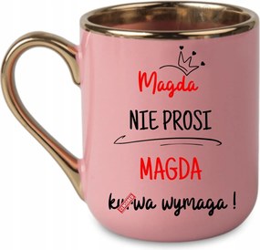 Elegáns bögre Magda nem kér Magda igényel Vitatkozni 330 Rózsaszín