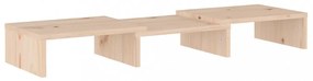 tömör fenyőfa monitorállvány 60 x 24 x 10,5 cm
