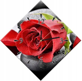 Órák 42x42 Piros rózsa neki