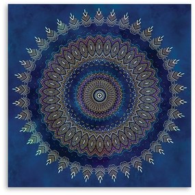 Gario Vászonkép Kék mandala - Andrea Haase Méret: 60 x 60 cm