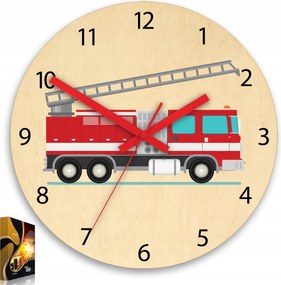 Gyerek falióra Tűzoltóautó Gyönyörű Számok