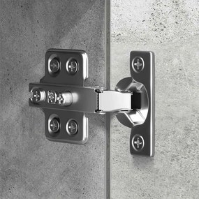 10 részes betonszürke szerelt fa TV-szekrényszett