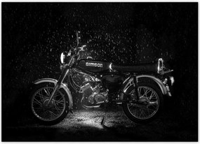 Poszter 70x50 Simson S51 Négysebességes Simson négyes dupla