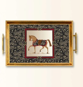 Üveg tálca 50 × 29 × 3,5 cm