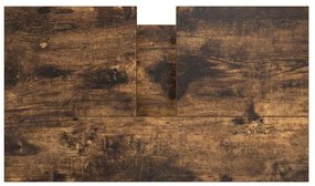füstölt tölgy fürdőszobai mosdószekrény fiókokkal 60x34,5x60 cm