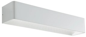Fali lámpa, fehér, 3000K melegfehér, beépített LED, 711 lm, Redo Duel 01-1343