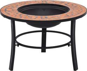 vidaXL terrakotta kerámia mozaik tűztál 68 cm