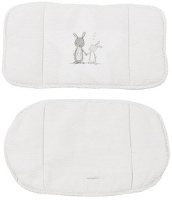 Fehér etetőszék huzat Fox &amp; Bunny – Roba