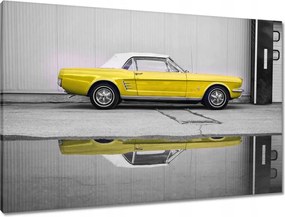 Vászonkép 90x60 Sárga Ford Mustang Usa