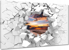 Vászonkép 90x60 Nyugati tó móló