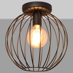 Felületre szerelhető csillár MERCURE 1xE27/15W/230V á. 30 cm fekete