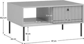 ARIS konferenciaasztal, szürke