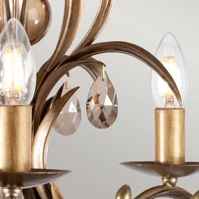 Elstead Lighting LILY LL5-ANT-BRZ Csillár 5x60W/E14