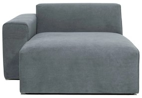 Szürke kordbársony kanapé modul (bal oldali) Sting – Scandic