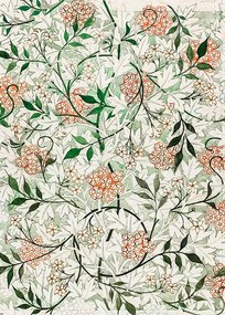 William Morris Jasmine pattern Poszter B2 50x70cm jåzmin zöld kép #400