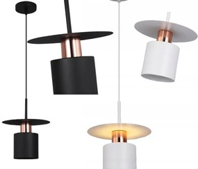 Elegáns lámpa modern designnal fekete