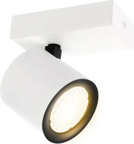 Italux modern spot lámpa karlota fehér fekete itxspl-31959-1b-wh