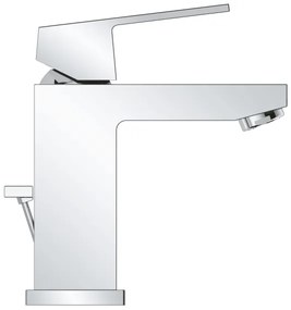 GROHE 2339000E - EUROCUBE mosdócsaptelep DN 15, fényes króm