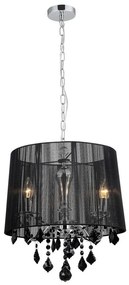 ITALUX MDM-2572/3 BK - Csillár láncon CORNELIA 3xE14/40W/230V