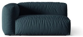 Sötétkék kanapé modul (bal oldali) Martina – Micadoni Home