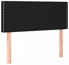 fekete szövet fejtámla 80 x 5 x 78/88 cm