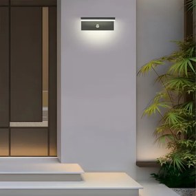 Brilagi-LED TESSI kültéri fali lámpa érzékelővel LED/10W/230V antracit IP54